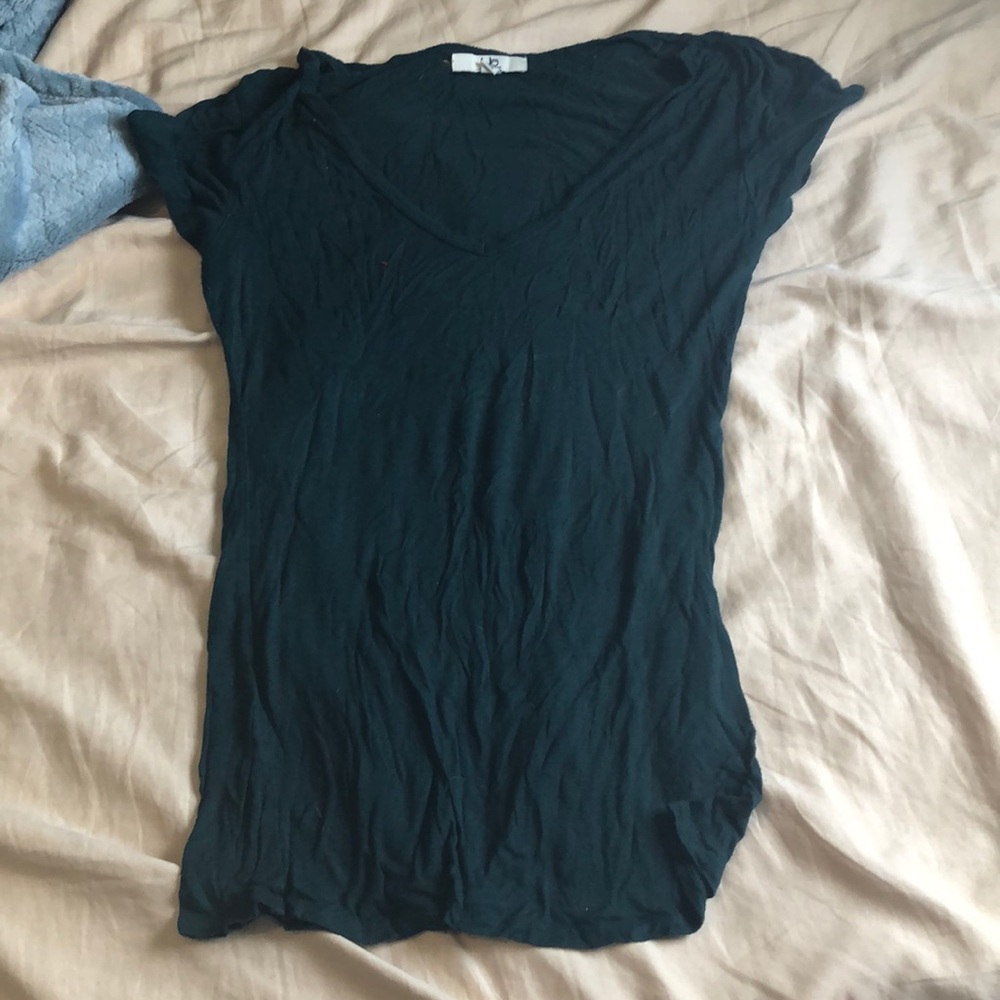 Deep green beautiful soft slinky shirt